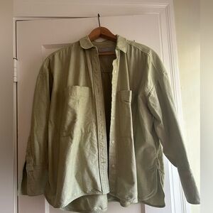 Everlane Green Button Up